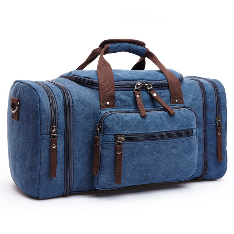 Canvas Travel Bag - Vintage Travel Tote